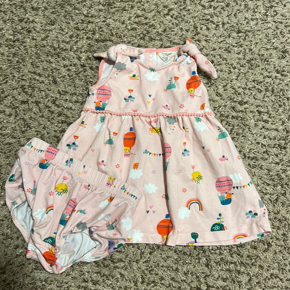 Altar’d State Baby Pink Shoulder Tie Dress